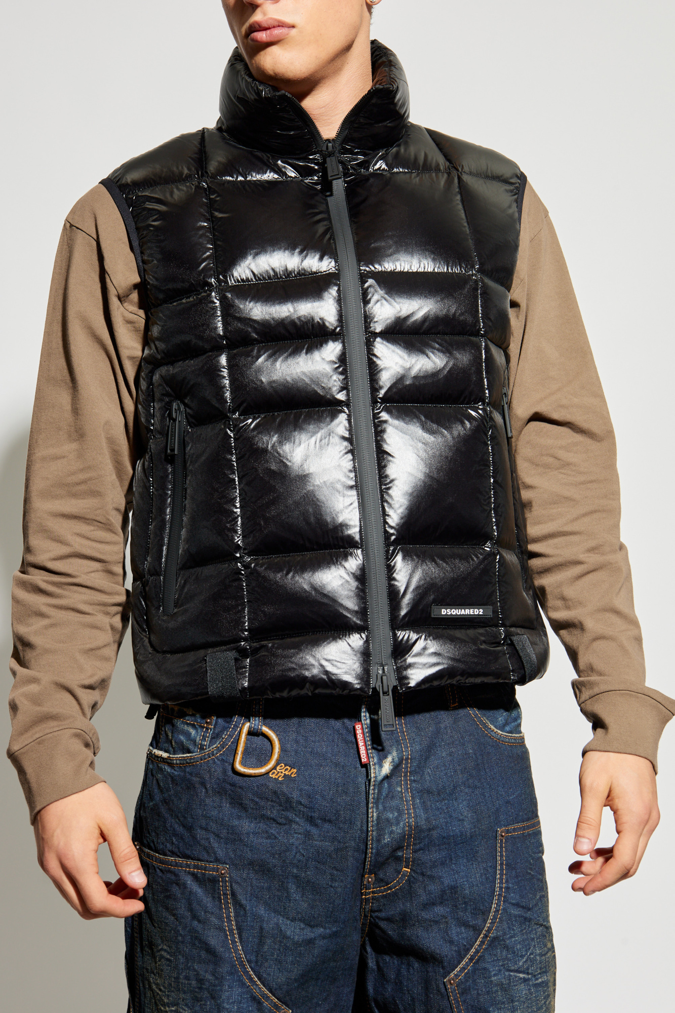 Dsquared2 Down gilet with stand-up collar | Men's Clothing